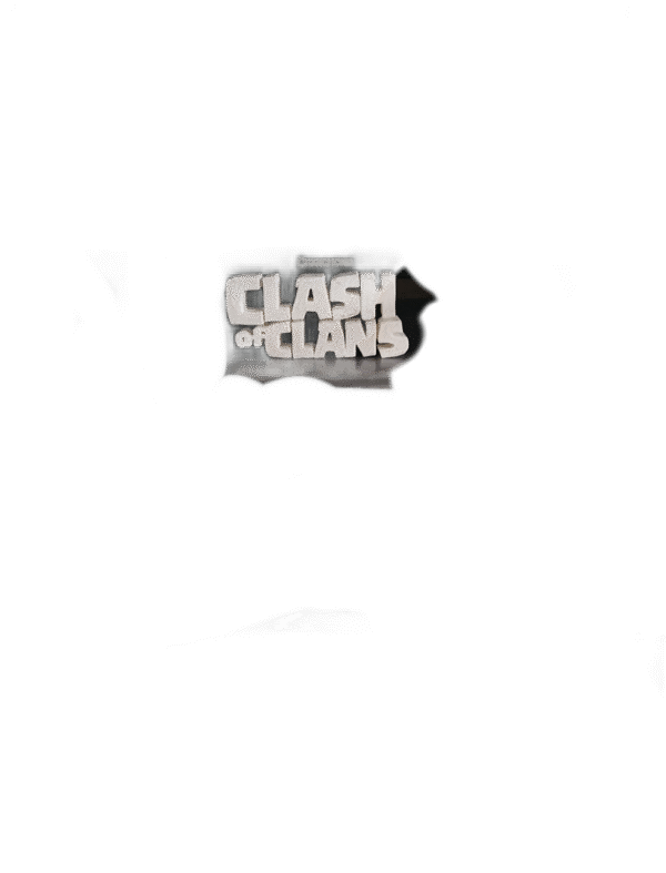 3d clash_of_clans_logo, ( - ;